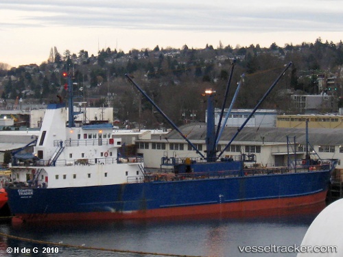 vessel Coastal Trader IMO: 5408491, Refrigerated Cargo Ship
