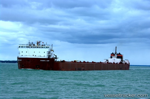 vessel Stewart J Cort IMO: 7105495, Self Discharging Bulk Carrier
