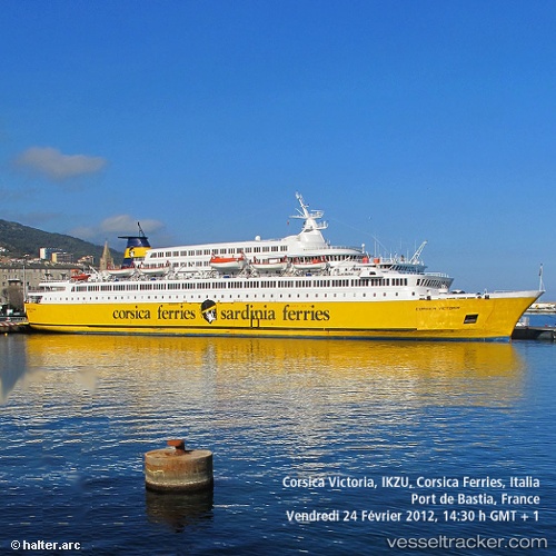 vessel Corsica Victoria IMO: 7305253, Passenger Ro Ro Cargo Ship
