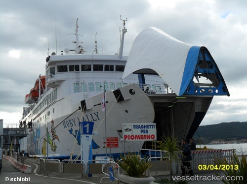 vessel Moby Baby Two IMO: 7360681, Passenger Ro Ro Cargo Ship
