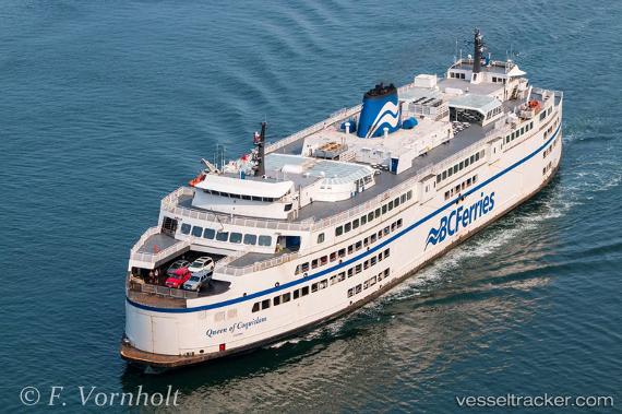 vessel Queen Of Coquitlam IMO: 7411155, Passenger Ro Ro Cargo Ship
