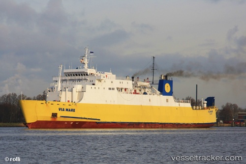 vessel Via Mare IMO: 7411258, Passenger Ro Ro Cargo Ship
