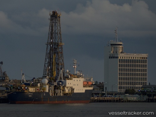 vessel Joides Resolution IMO: 7423081, Drilling Ship
