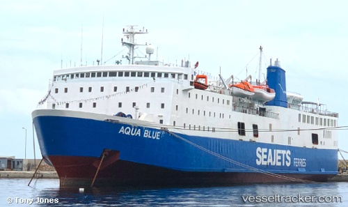 vessel Aqua Blue IMO: 7429669, Passenger Ro Ro Cargo Ship
