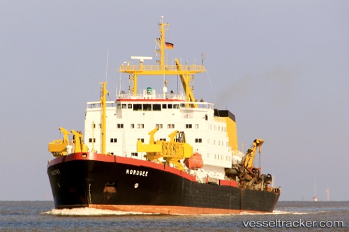 vessel Nordsee IMO: 7504108, Hopper Dredger
