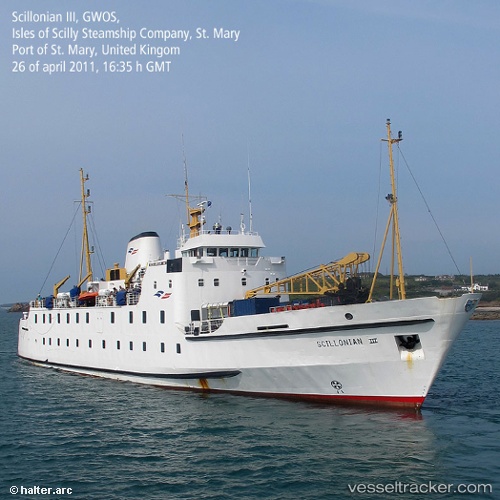 vessel Scillonian Iii IMO: 7527796, Passenger General Cargo Ship
