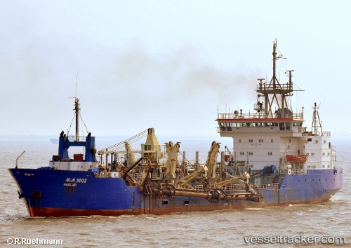 vessel Hangjun5002 IMO: 7600835, Hopper Dredger
