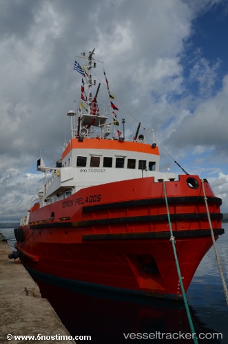 vessel Ionion Pelagos IMO: 7601657, [tug.salvage_tug]
