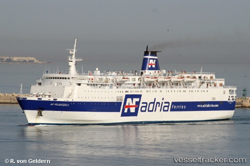 vessel Af Francesca IMO: 7602089, Passenger Ro Ro Cargo Ship
