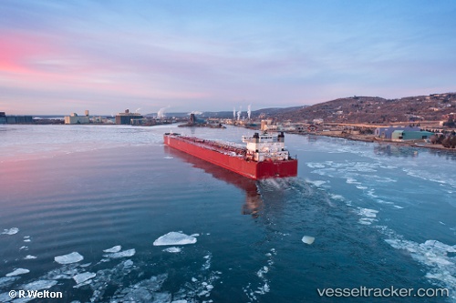 vessel Edwin H. Gott IMO: 7606061, Self Discharging Bulk Carrier
