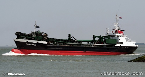 vessel Swalinge IMO: 7637448, Hopper Dredger
