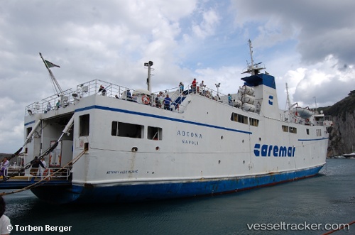 vessel Adeona IMO: 7717298, Passenger Ro Ro Cargo Ship
