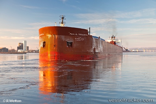 vessel Paul R Tregurtha IMO: 7729057, Self Discharging Bulk Carrier
