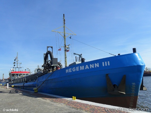 vessel Hegemann 3 IMO: 7739662, Hopper Dredger
