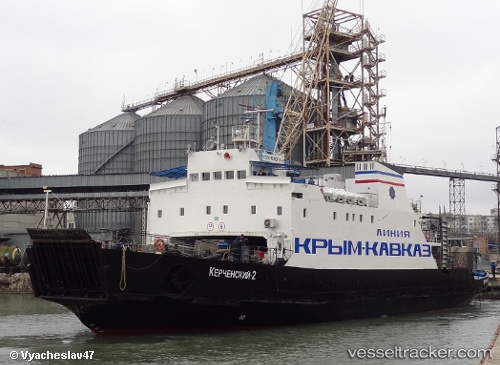 vessel KERCHENSKIY 2 IMO: 7741017, Passenger/Ro-Ro Ship (vehicles)