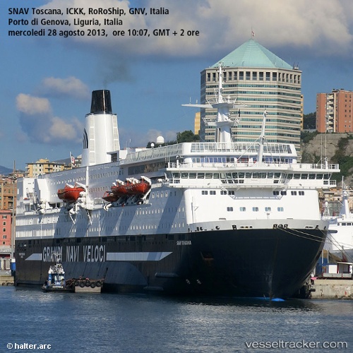 vessel Gnv Azzurra IMO: 7826790, Passenger Ro Ro Cargo Ship
