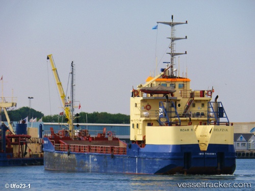 vessel Roar R IMO: 7906801, [service_ship.hopper_barge]
