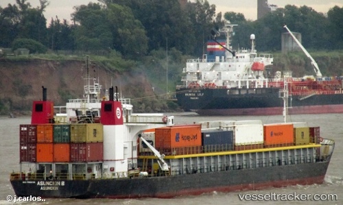 vessel Asuncionb IMO: 7922116, Container Ship
