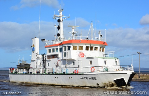 vessel Jacob Hagg IMO: 7922879, Research Vessel