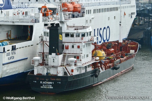 vessel Flagman 1 IMO: 8008498, Oil Products Tanker

