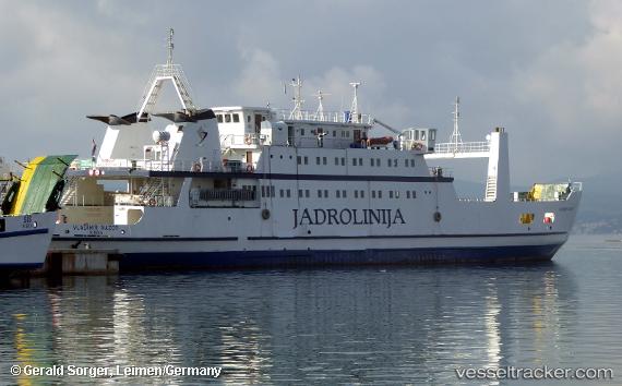 vessel Vladimir Nazor IMO: 8108406, Passenger Ro Ro Cargo Ship
