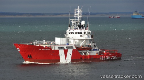 vessel Vos Supporter IMO: 8207458, Standby Safety Vessel
