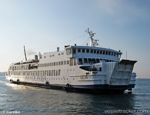 vessel Valun IMO: 8223282, Passenger Ro Ro Cargo Ship
