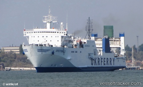 vessel Greifswald IMO: 8311912, Passenger Ro Ro Cargo Ship
