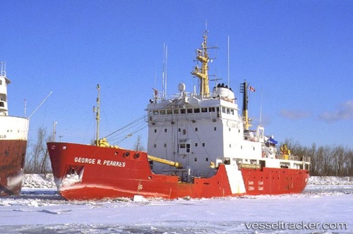 vessel George R Pearkes IMO: 8320444, Buoy Lighthouse Vessel
