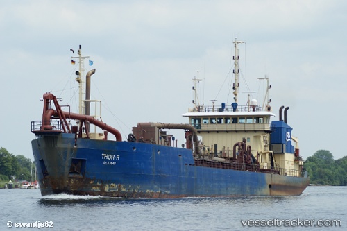 vessel Thor R IMO: 8325262, Hopper Dredger
