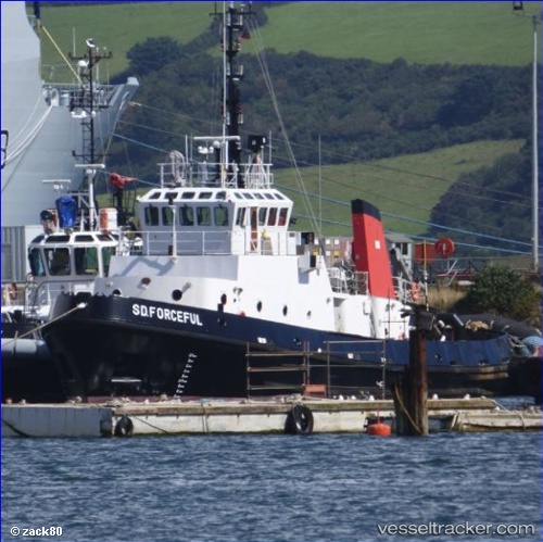 vessel Sd Forceful IMO: 8401468, Tug
