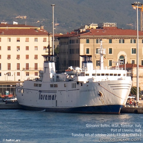 vessel G.bellini IMO: 8402357, Passenger Ro Ro Cargo Ship
