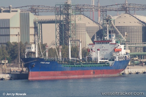 vessel Mt Free Star IMO: 8414336, Chemical Oil Products Tanker
