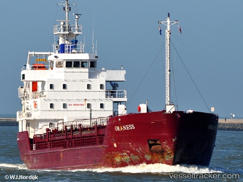 vessel Oraness IMO: 8416786, Chemical Tanker
