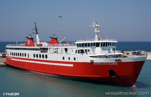vessel Andreas Kalvos IMO: 8500484, Passenger Ro Ro Cargo Ship
