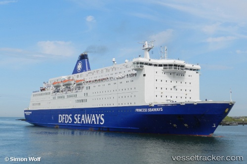 vessel Princess Seaways IMO: 8502391, Passenger Ro Ro Cargo Ship
