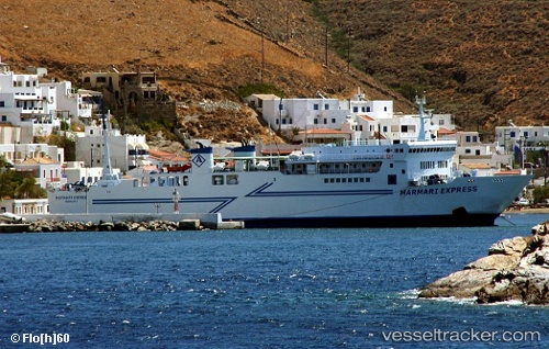 vessel Marmari Express IMO: 8502511, Passenger Ro Ro Cargo Ship
