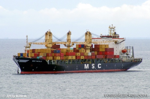 vessel Msc Nicole IMO: 8509387, Container Ship
