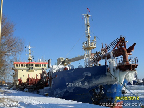 vessel Gefion IMO: 8510829, Dredger