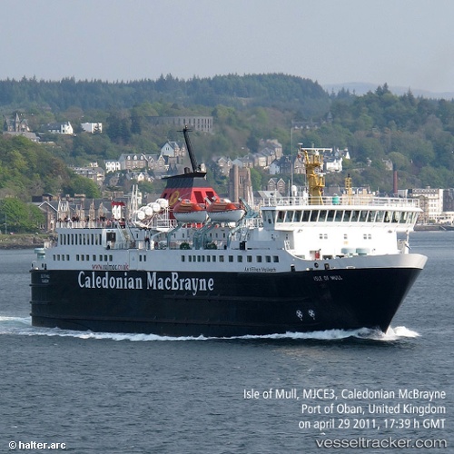 vessel Isle Of Mull IMO: 8608339, Passenger Ro Ro Cargo Ship
