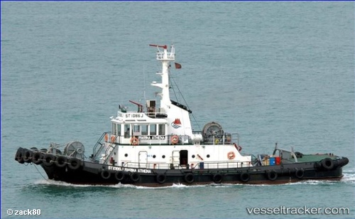 vessel Marina Athena IMO: 8616362, [tug.offshore_tug_supply]
