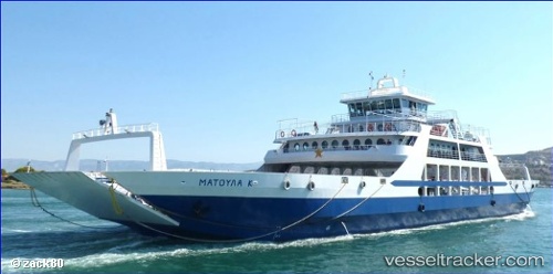 vessel Matoula K IMO: 8647658, Passenger Ro Ro Cargo Ship
