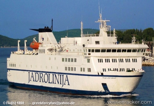 vessel Petar Hektorovic IMO: 8702446, Passenger Ro Ro Cargo Ship

