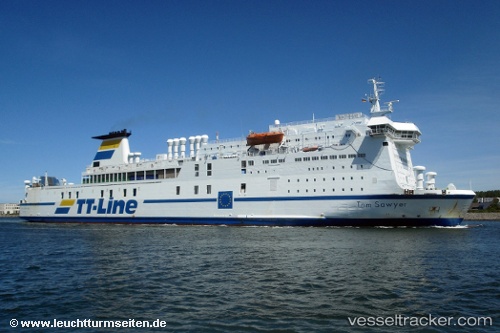 vessel TOM SAWYER IMO: 8703232, Passenger/Ro-Ro Ship (vehicles)