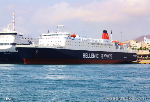 vessel Nissos Rodos IMO: 8704406, Passenger Ro Ro Cargo Ship
