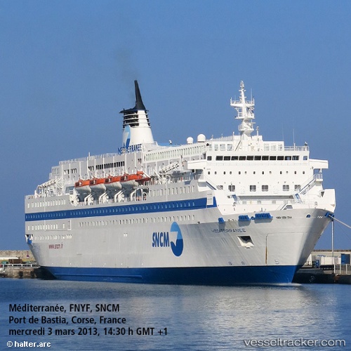 vessel Mediterranee IMO: 8705395, Passenger Ro Ro Cargo Ship
