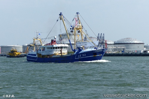 vessel Uk33 Willempje H IMO: 8705826, Fishing Vessel
