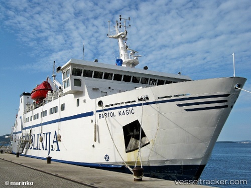 vessel Bartol Kasic IMO: 8713641, Passenger Ro Ro Cargo Ship
