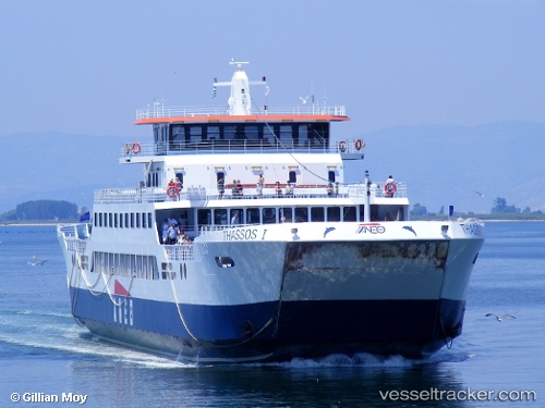 vessel Thassos I IMO: 8742692, Passenger Ro Ro Cargo Ship
