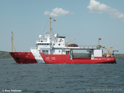 vessel Ccgs Matthew IMO: 8806010, Research Vessel
